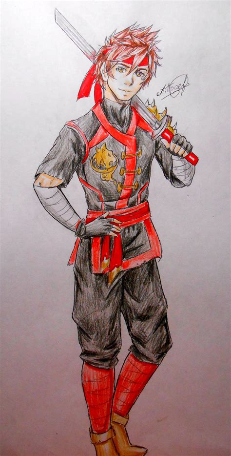 Kai Ninjago Drawing at GetDrawings | Free download