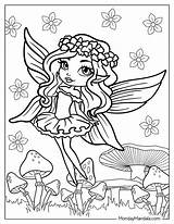 Fairies Coloring Pages Free For Kids sketch template