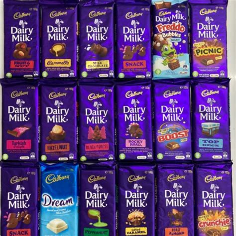 Cadbury Dairy Milk Chocolate Bar 180gm Made In Australia 🇦🇺 | Shopee ...