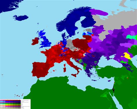 Religion map of Europe [3224 × 2576] : r/MapPorn