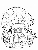 Mushroom Printable Coloring Pages sketch template