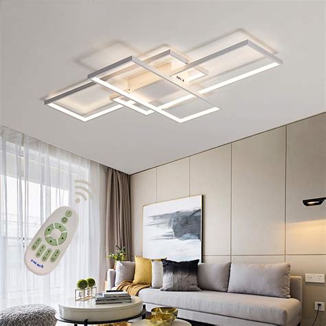 Modern led chandelier light for home living room dining kitchen ...