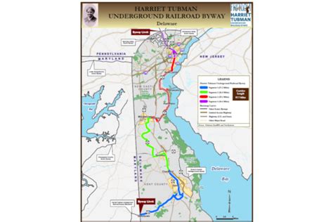 Harriet Tubman Underground Railroad Route