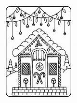 Blessed Christmas Church Coloring Page  Free Printable Pages sketch template