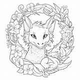 Dragon Coloring Cute Pages Wecoloringpage Animal Sketch Page sketch template