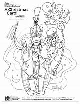 Christmas Carol Coloring Pages Printable Sketch Page sketch template