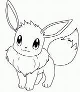 Cute Pokemon Eevee Drawings Sketch Coloring Page sketch template