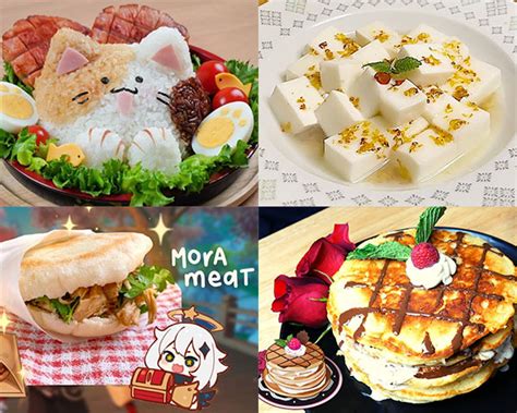 Genshin Impact DIY Food Recipes - Super Cute Kawaii!!