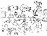Plants Vs Zombies Coloring Pages At GetColoringscom  Free Printable sketch template