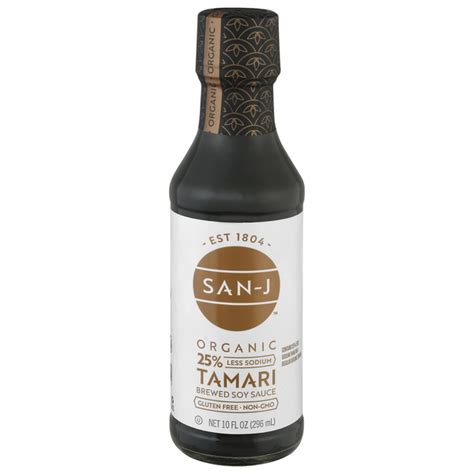 Save on San-J Tamari Soy Sauce Reduced Sodium Gluten Free Organic Order ...