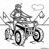 Colorful Atv Adventure Coloring Page  Pagescom sketch template