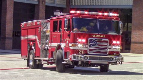 Glendale Fire Dept. Engine 21 - YouTube