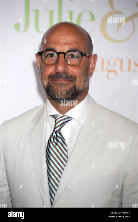 Stanley Tucci at the Julie & Julia film premiere at the Ziegfeld ...