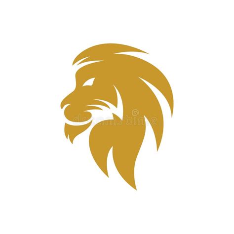 Lion Head Logo Images Illustration Stock Vector - Illustration of label, king: 280982348