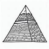 Pyramid coloring pages  ColoringLib sketch template