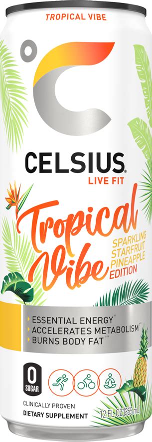 Sparkling Tropical Vibe - Celsius