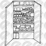 Food Pantry Coloring Page Pages sketch template