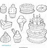 Dessert Coloring Pages At GetColoringscom  Free Printable colorings sketch template