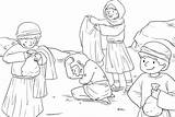 Refugees Walking Drawing Sketch Coloring Page sketch template