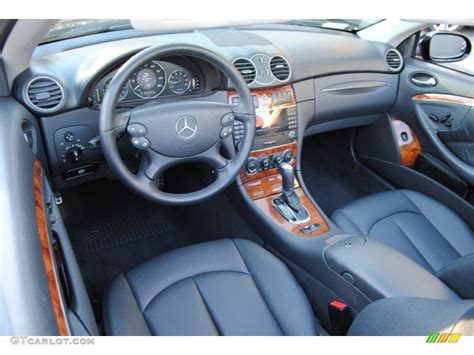Charcoal Interior 2005 Mercedes-Benz CLK 320 Cabriolet Photo #60401738 | GTCarLot.com