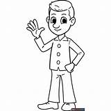 Man For Kids  Cartoon coloring Pages Coloring Kid Page sketch template