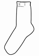 Coloring Page sock  Img 19360 Socks drawing Pages Free sketch template
