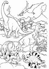 Malvorlage Dinosaurier In Der Landschaft  Kostenlose Ausmalbilder Zum sketch template