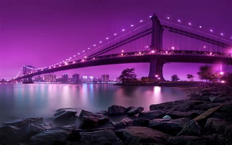 Manhattan Bridge New York City Wallpaper - Download to your mobile from PHONEKY