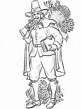 Printable Pilgrims Coloring Page  Free Pages For Kids sketch template