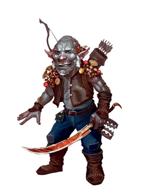 Male Rock Gnome Svirfneblin Ranger - Pathfinder 2E PFRPG PFSRD DND D&D ...