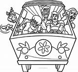 Front Car Scooby Doo Scream Coloring Page  Wecoloringpagecom sketch template