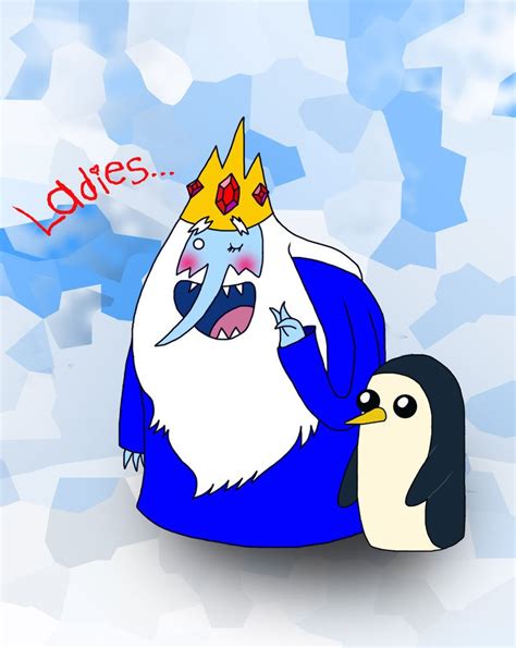 Ice King and Gunter! ;) - Adventure Time with Ice King and Gunter! Fan Art (35943020) - Fanpop