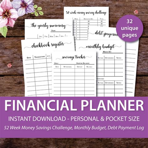 Budget Planner Printable Budget Planner Book Budget Planner - Etsy