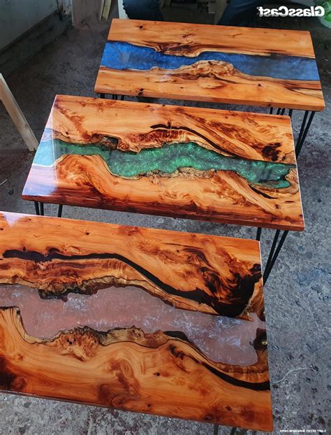 4 Epoxy Resin Wood Coffee Table | Epoxy resin wood, Diy resin wood table, Diy resin coffee table