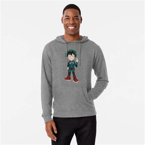 "Deku" Lightweight Hoodie for Sale by Lunistars | Redbubble