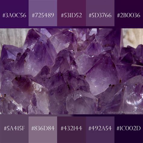 Shades of Purple & Names with HEX, RGB Color Codes | Shades of purple ...
