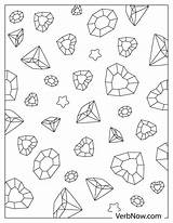 Free DIAMONDS Coloring Pages For Download Printable PDF sketch template