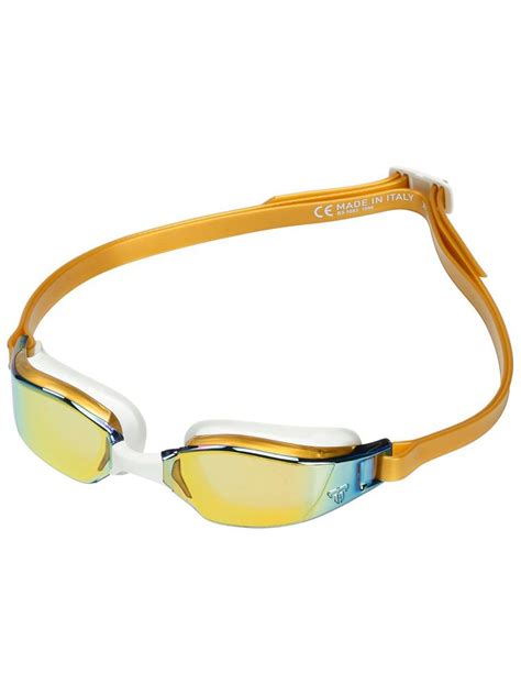 Phelps Xceed Goggles - Titanium Mirrored/Gold/White