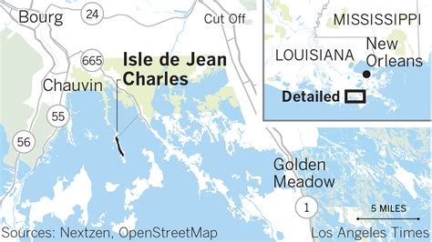 Isle De Jean Charles Map - Maping Resources