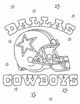 Dallas Cowboys Coloring Page sketch template