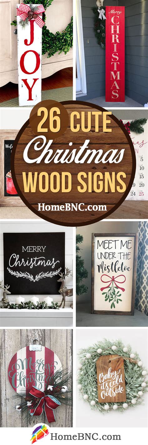 26 Best Christmas Wood Sign Ideas and Designs for 2023