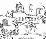 Medieval Coloring Pages  Learny Kids sketch template