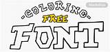 🐌 Fonts For Coloring FREE  MockoFUN sketch template