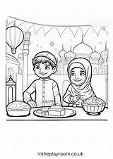 Islamic Coloring Pages For Muslim Kids  In The Playroom sketch template