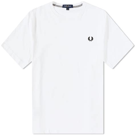 Fred Perry Logo T-Shirt Snow White | END.
