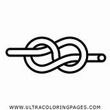Noose Knot Drawing Sketch Coloring Page sketch template