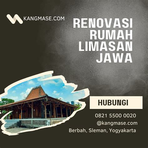 Renovasi Rumah Limasan Jawa I 0821 5500 0020