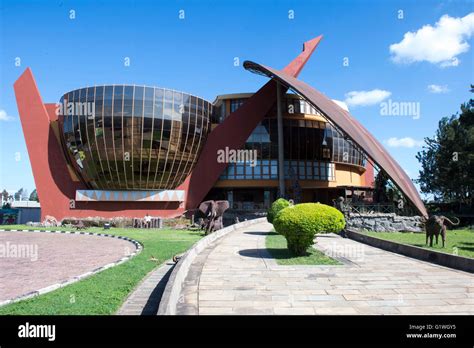 Exterior of the Arusha Cultural Heritage Centre May 15, 2016 in Arusha ...