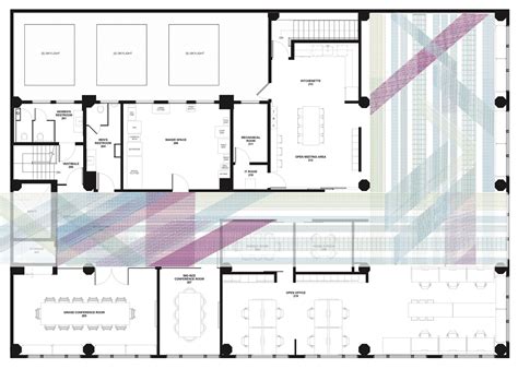 10 offices with floor plans divided in interesting ways | Floor plans ...