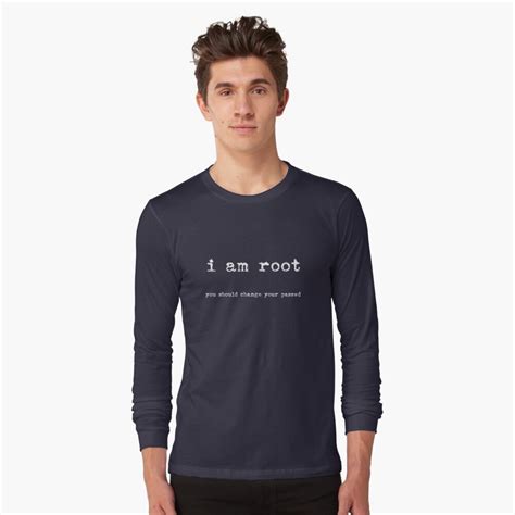 "i am root" T-shirt by leftty | Redbubble